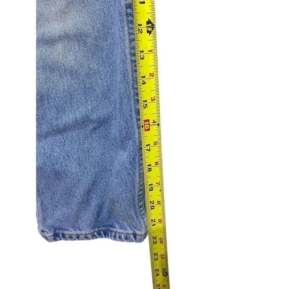 vintage Levi’s 550 relaxed fit regular kid sz 9  W‎ 24” L 22” Batwing